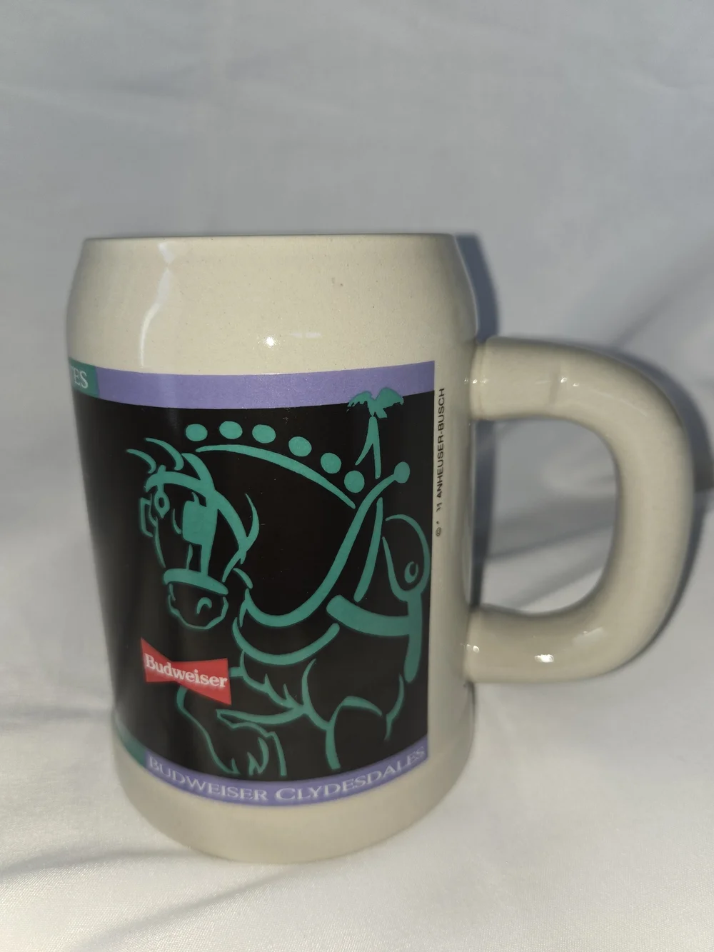 Budweiser Festival of the Hose Oklahoma Beer Stein Mug 1991 Limited Edition 2000